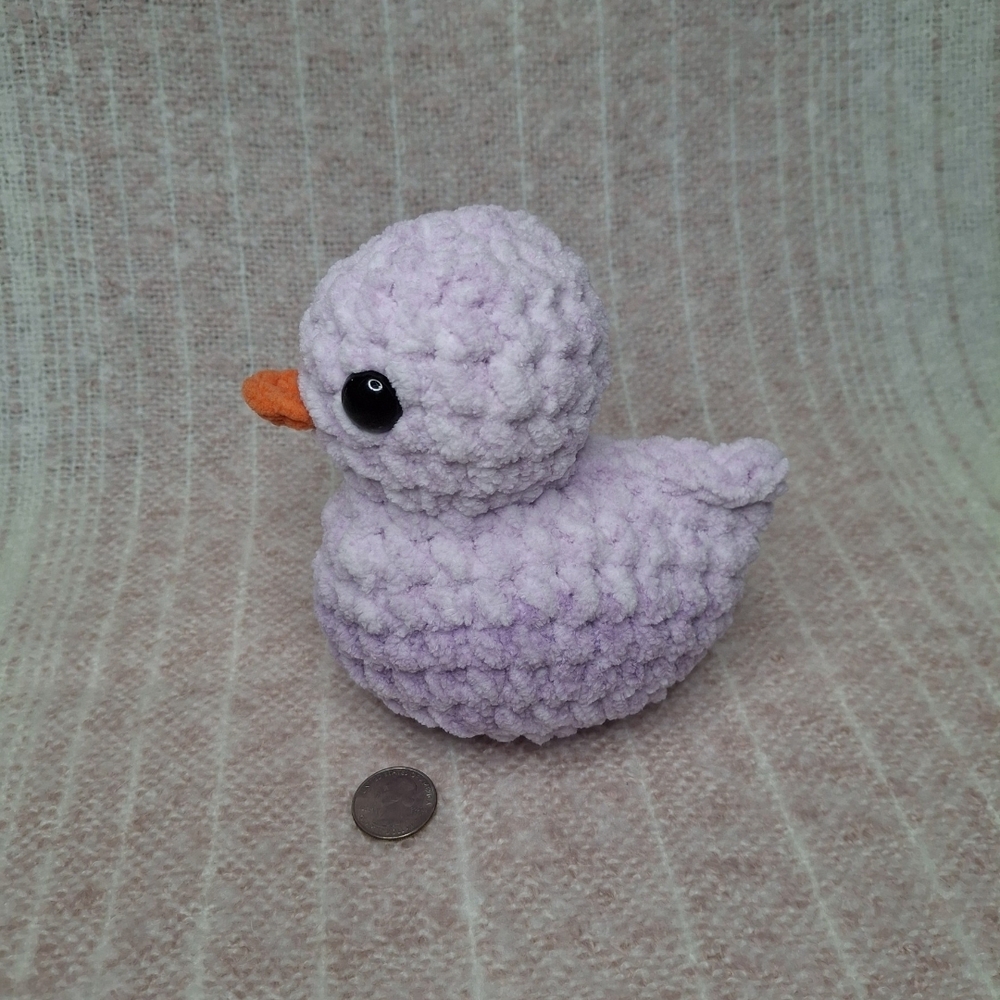 Handmade Plush Duck - Picture 3 of 4
